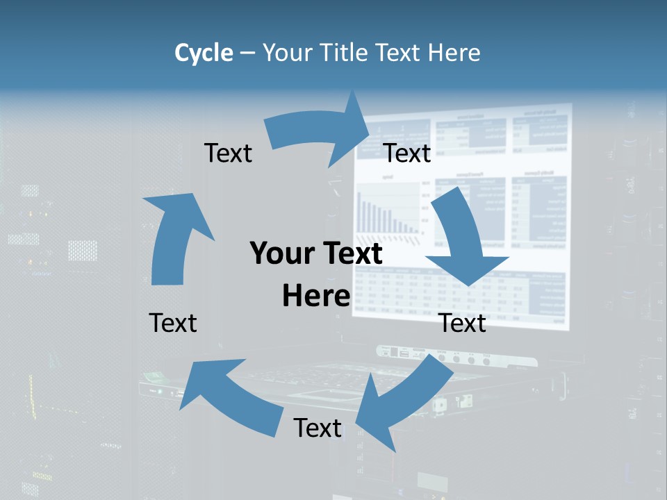 Background Graph Tower PowerPoint Template