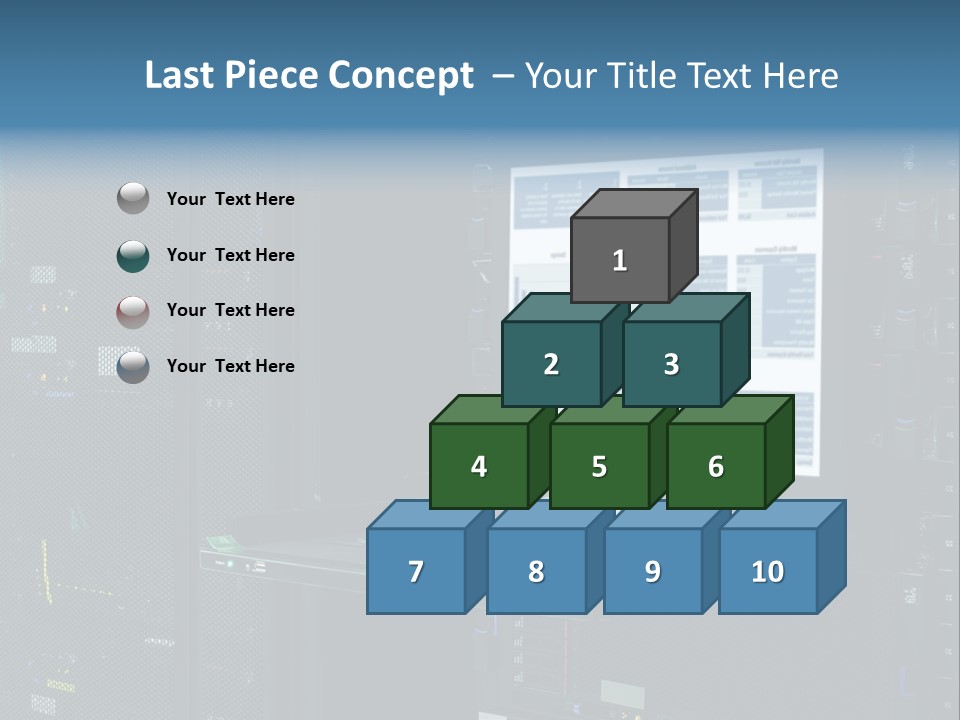 Background Graph Tower PowerPoint Template
