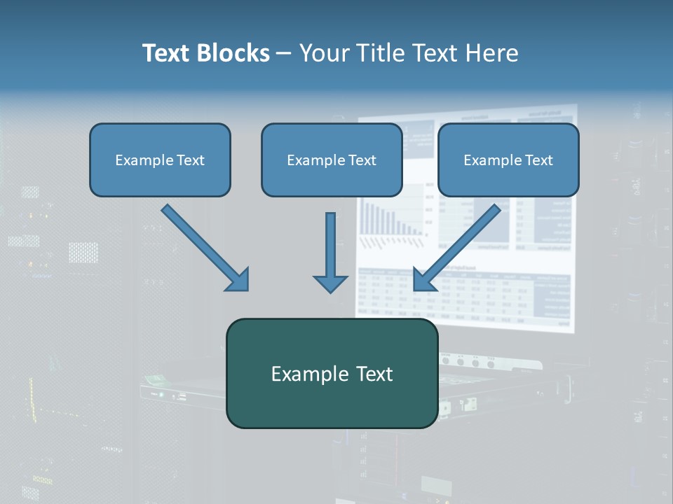 Background Graph Tower PowerPoint Template