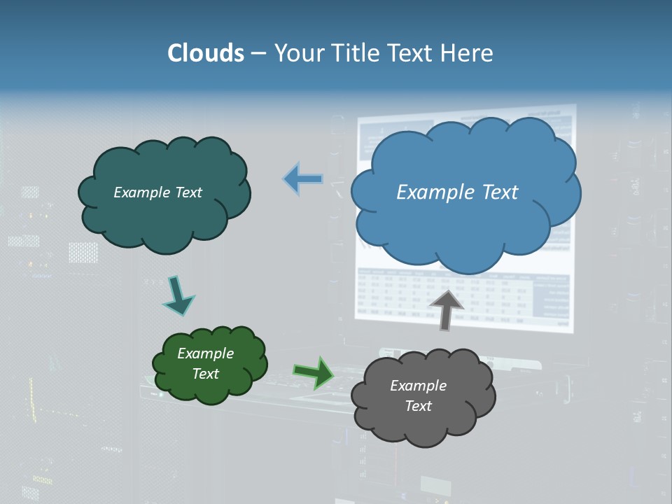Background Graph Tower PowerPoint Template