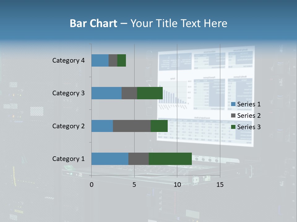 Background Graph Tower PowerPoint Template