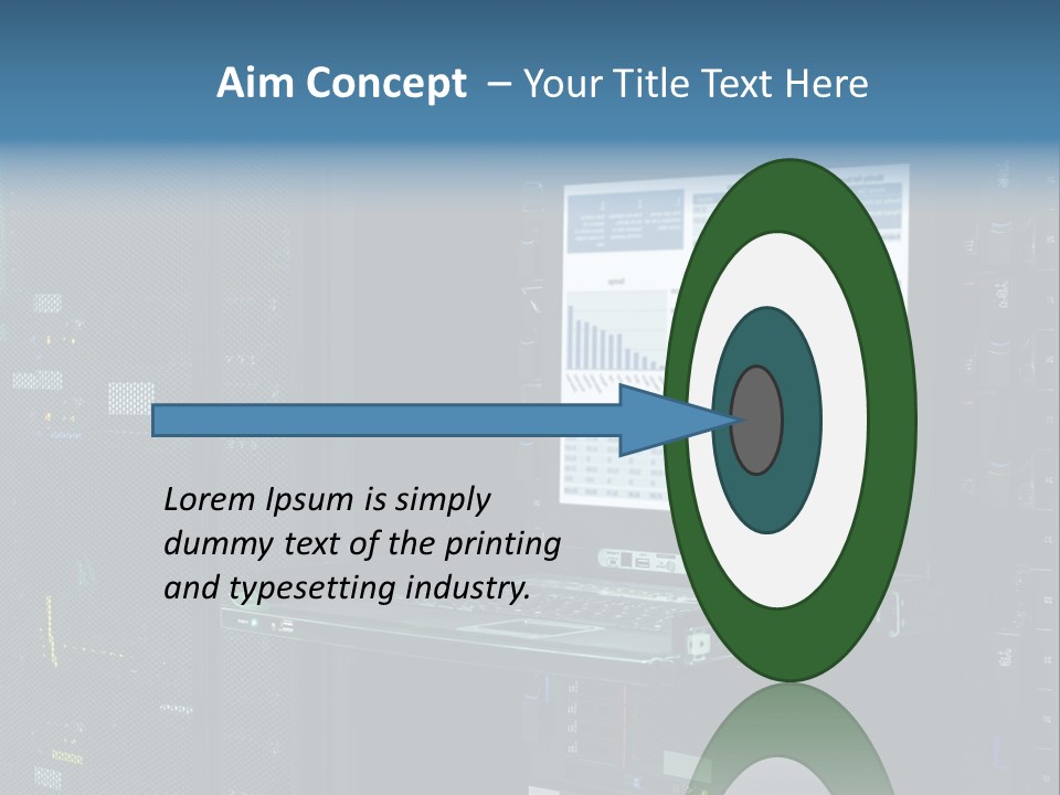 Background Graph Tower PowerPoint Template