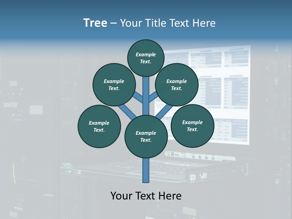 Background Graph Tower PowerPoint Template