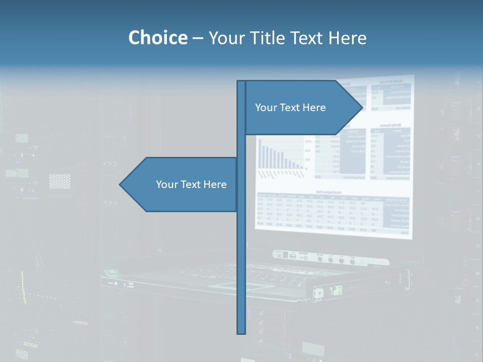 Background Graph Tower PowerPoint Template