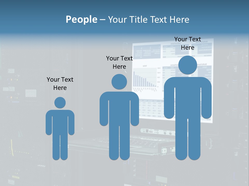 Background Graph Tower PowerPoint Template