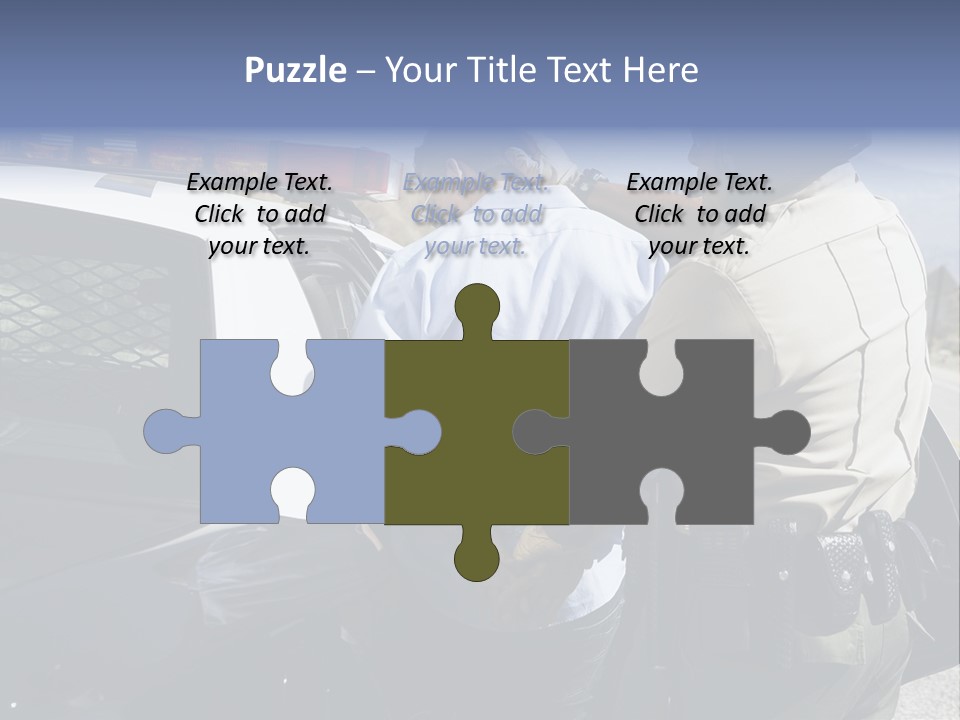 Crime Criminal People Car PowerPoint Template