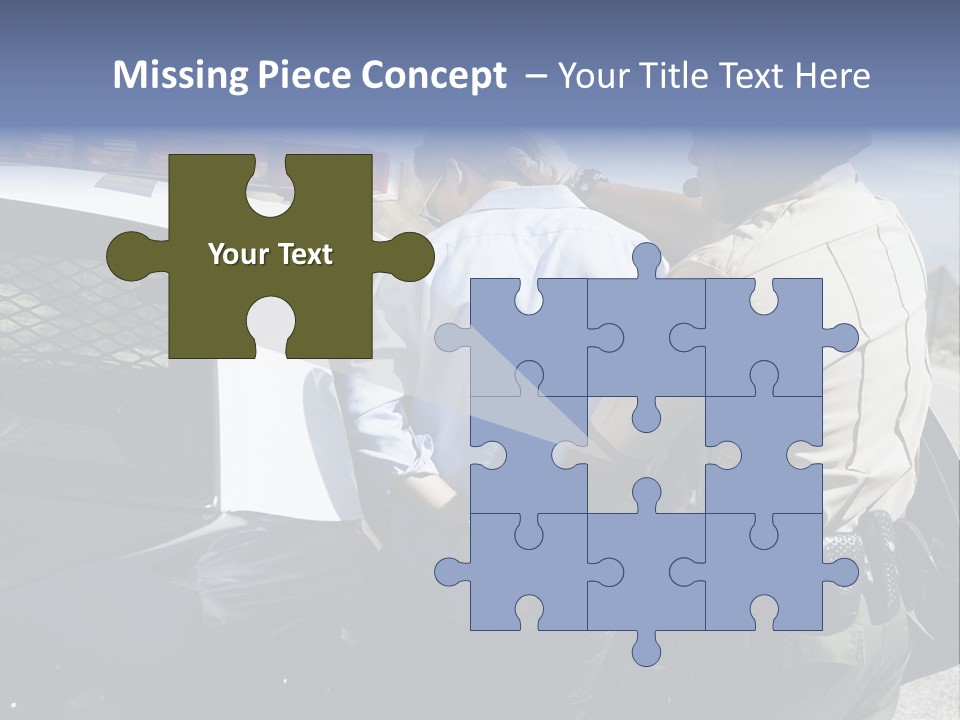 Crime Criminal People Car PowerPoint Template