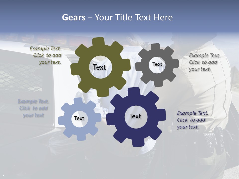 Crime Criminal People Car PowerPoint Template