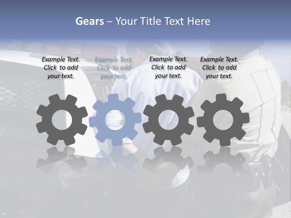 Crime Criminal People Car PowerPoint Template