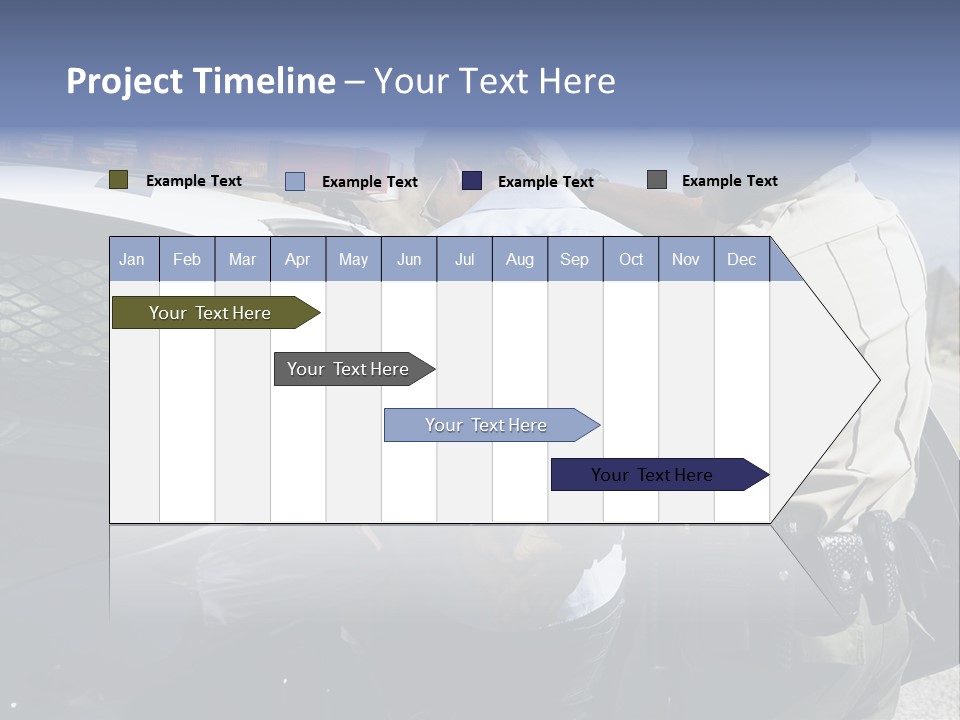Crime Criminal People Car PowerPoint Template