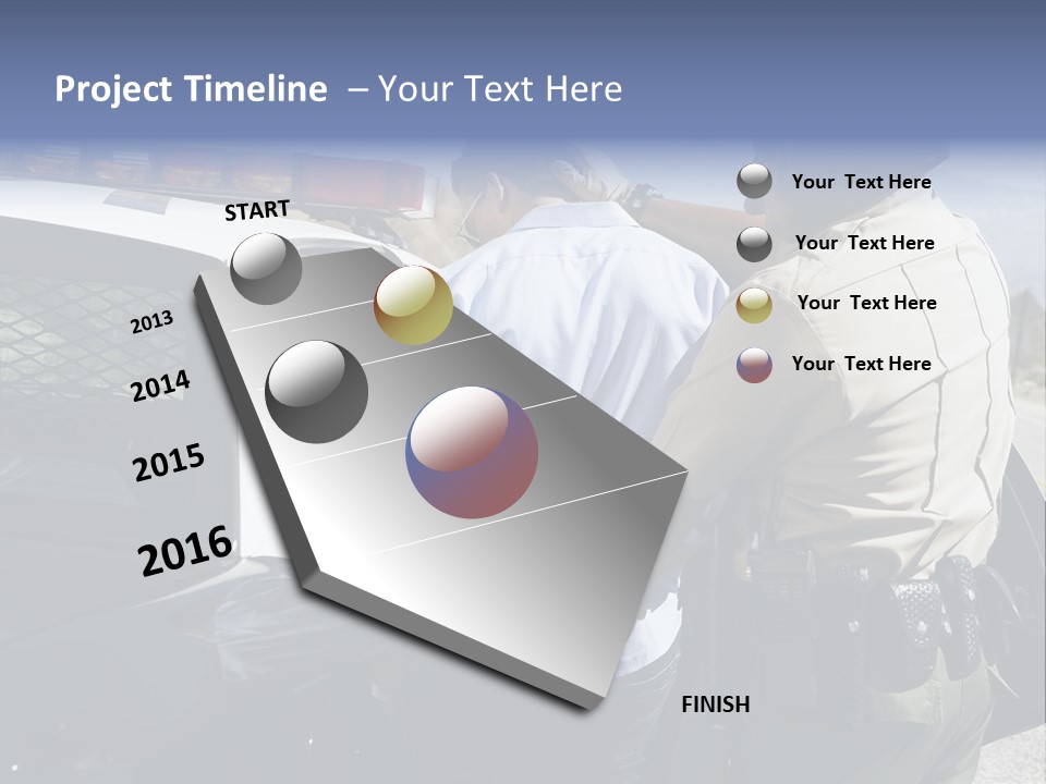 Crime Criminal People Car PowerPoint Template