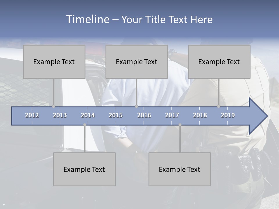 Crime Criminal People Car PowerPoint Template