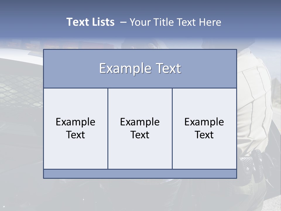 Crime Criminal People Car PowerPoint Template