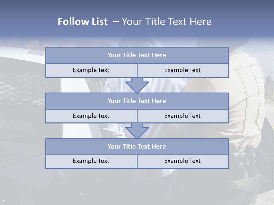 Crime Criminal People Car PowerPoint Template