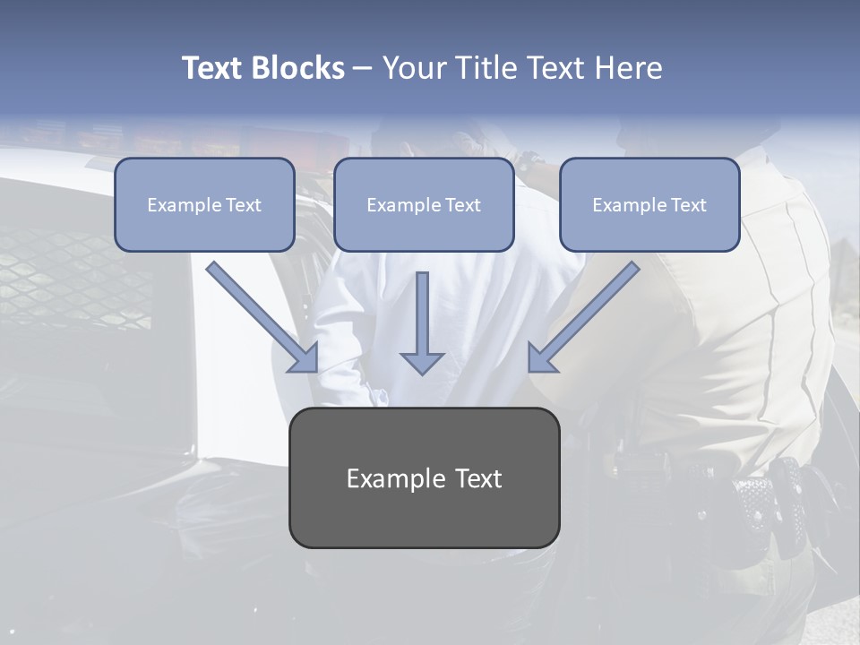 Crime Criminal People Car PowerPoint Template