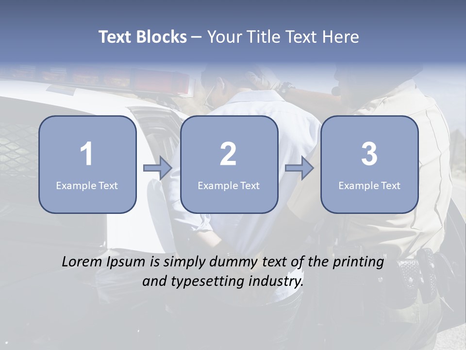 Crime Criminal People Car PowerPoint Template