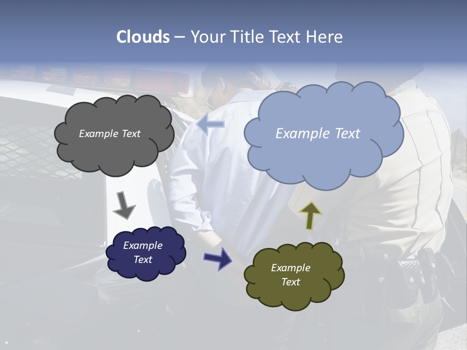 Crime Criminal People Car PowerPoint Template