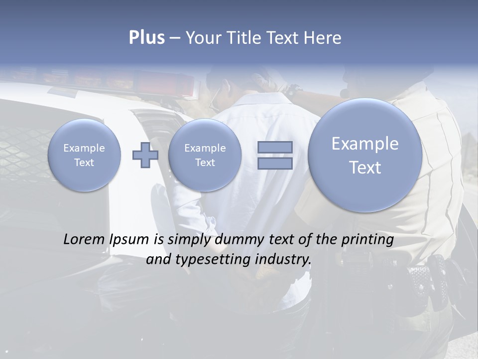 Crime Criminal People Car PowerPoint Template