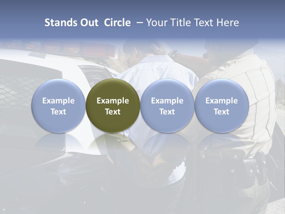 Crime Criminal People Car PowerPoint Template