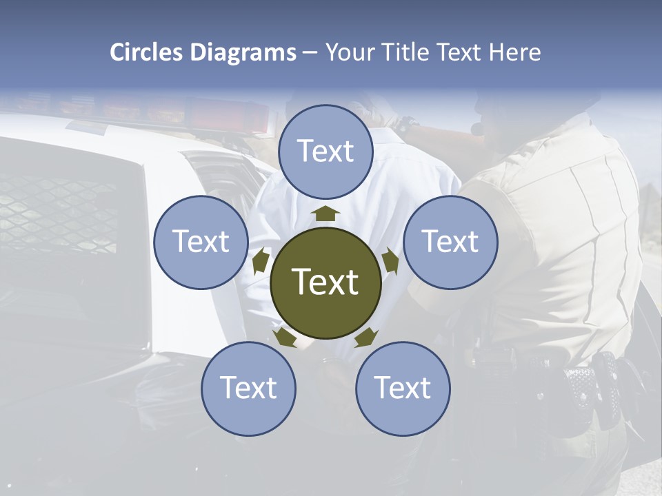 Crime Criminal People Car PowerPoint Template