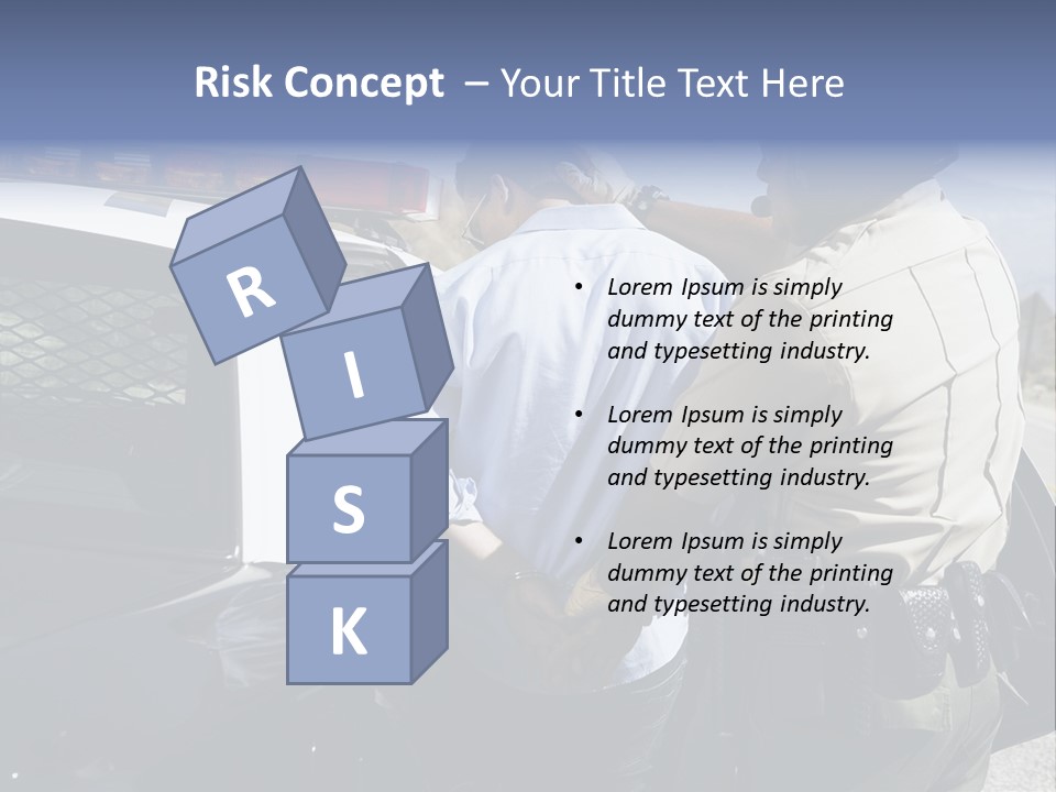 Crime Criminal People Car PowerPoint Template