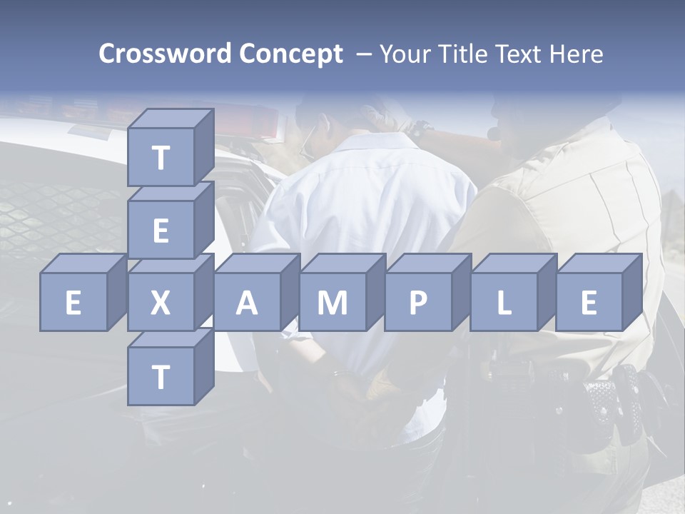 Crime Criminal People Car PowerPoint Template