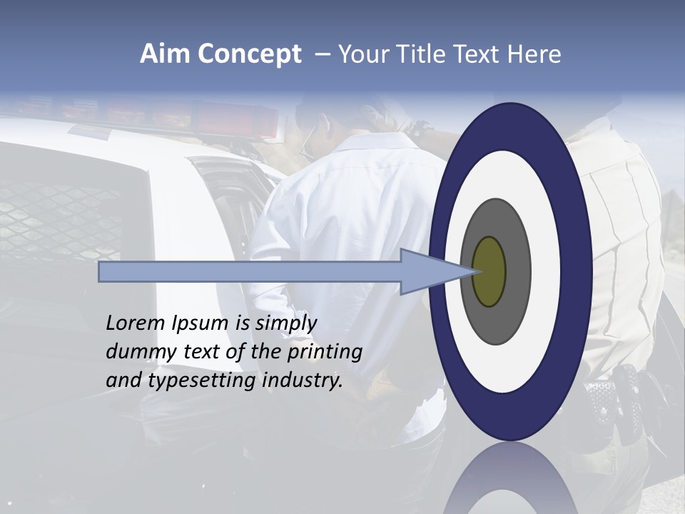 Crime Criminal People Car PowerPoint Template