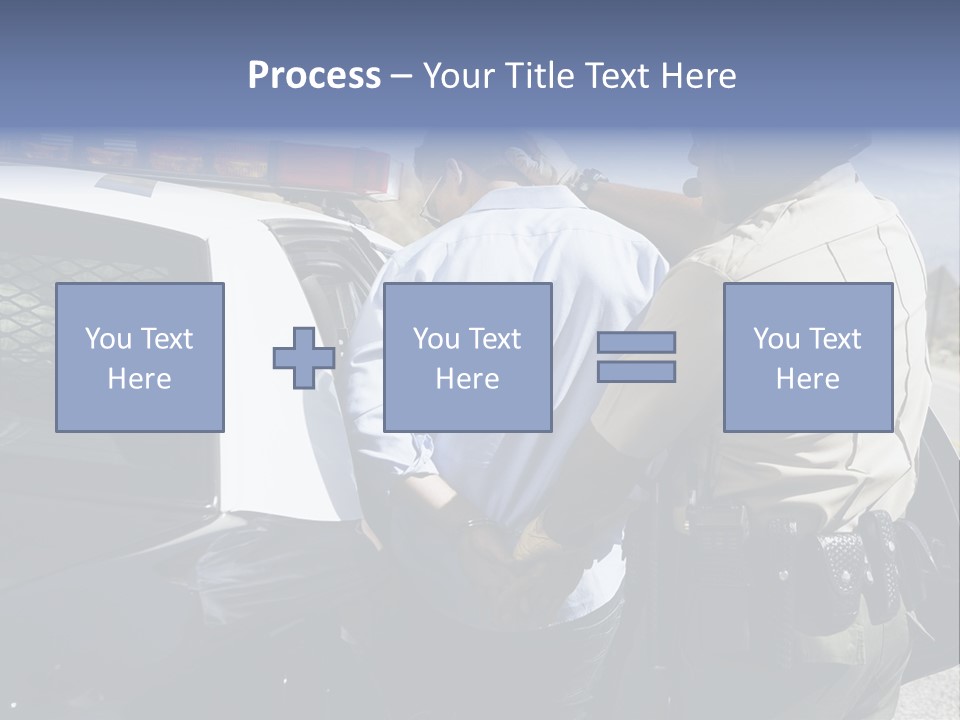 Crime Criminal People Car PowerPoint Template