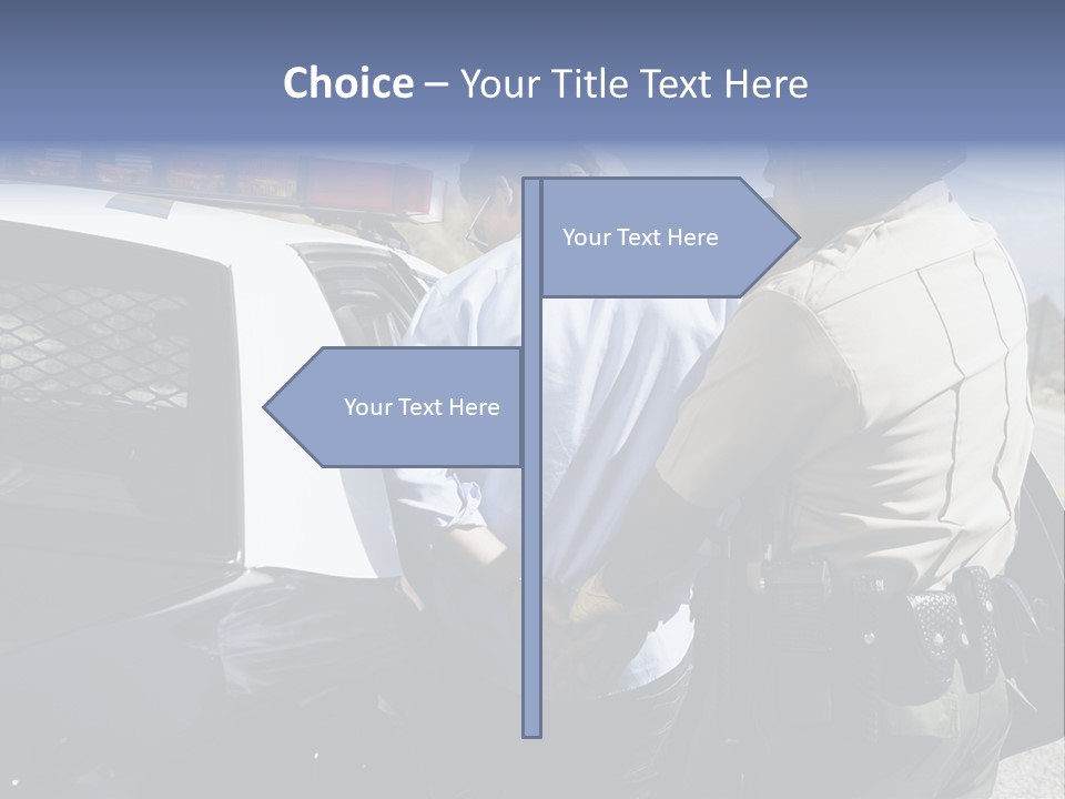 Crime Criminal People Car PowerPoint Template