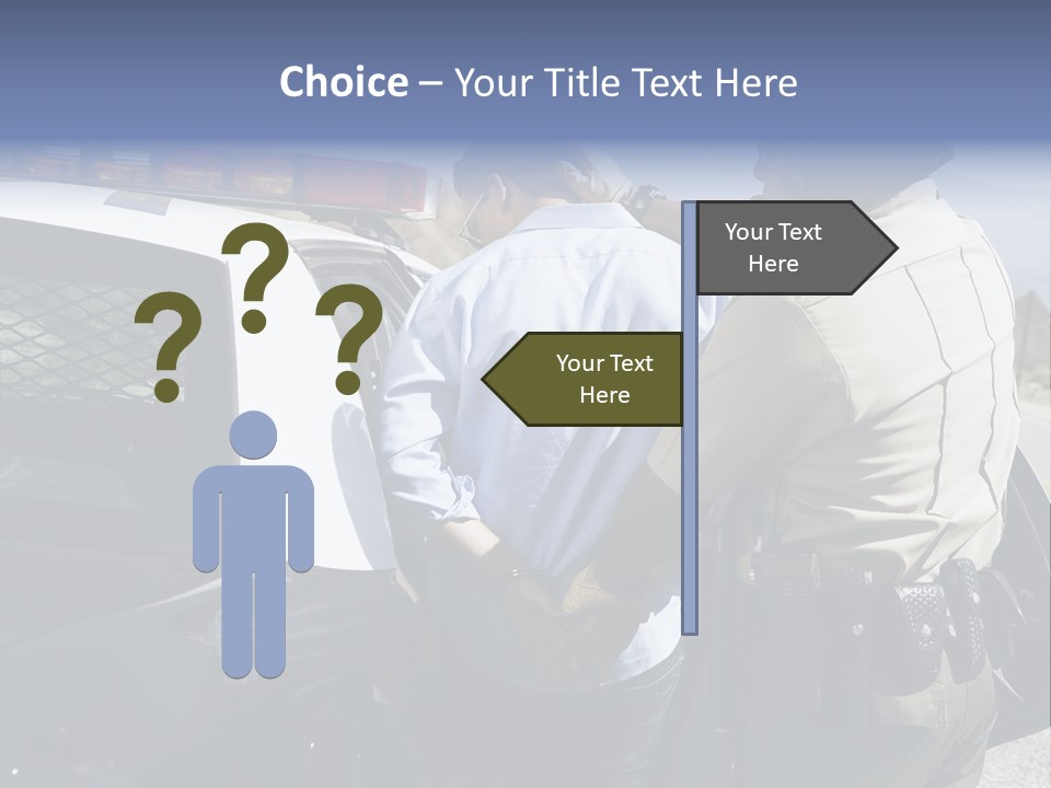 Crime Criminal People Car PowerPoint Template