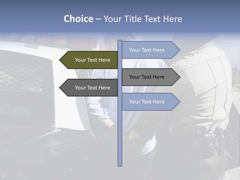 Crime Criminal People Car PowerPoint Template