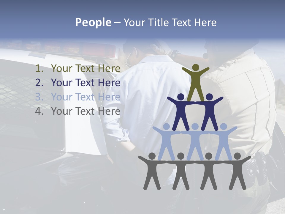 Crime Criminal People Car PowerPoint Template