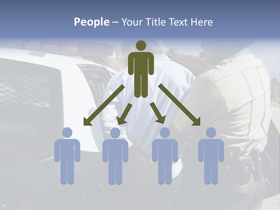 Crime Criminal People Car PowerPoint Template