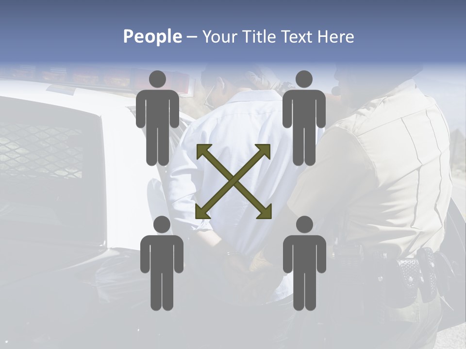 Crime Criminal People Car PowerPoint Template