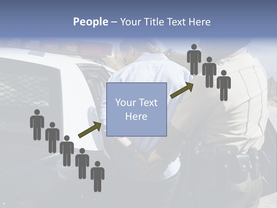 Crime Criminal People Car PowerPoint Template
