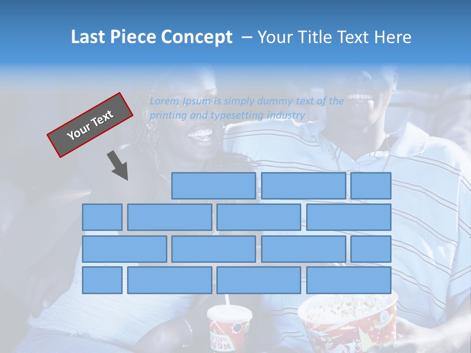 Soda Fast Food Arm Around PowerPoint Template