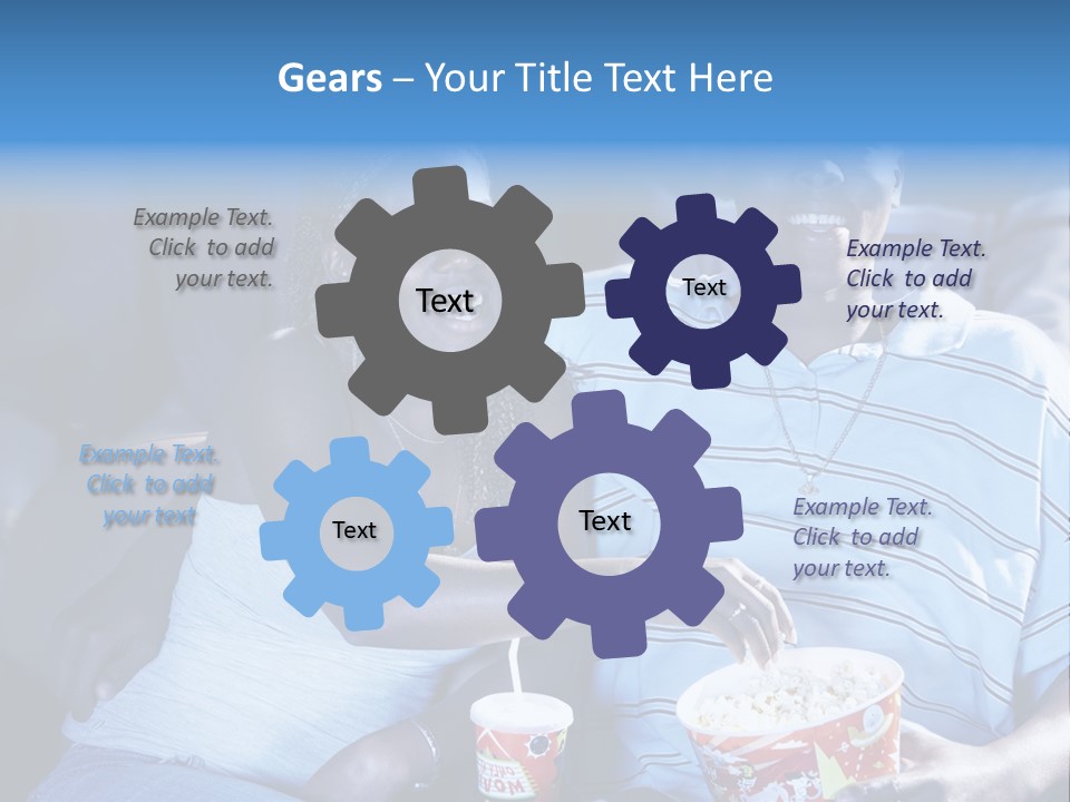 Soda Fast Food Arm Around PowerPoint Template