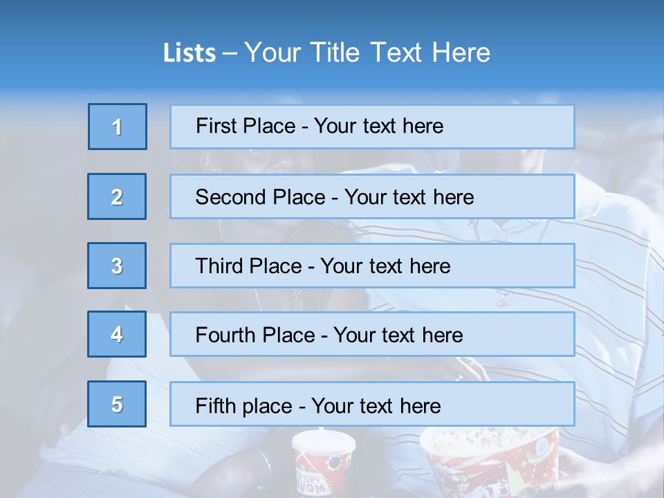 Soda Fast Food Arm Around PowerPoint Template