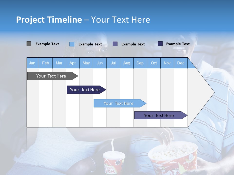 Soda Fast Food Arm Around PowerPoint Template