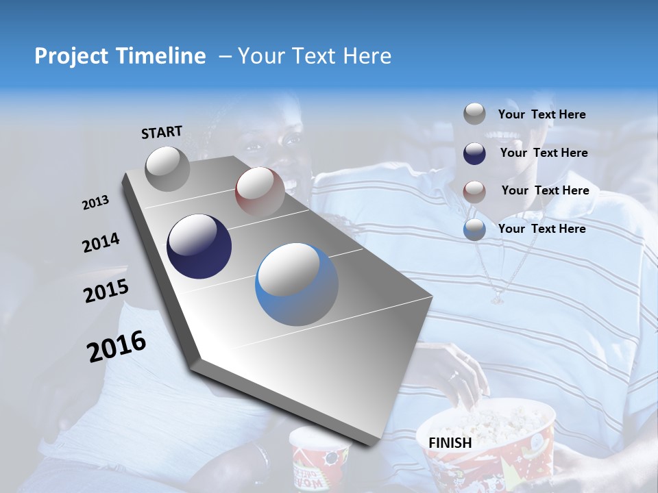 Soda Fast Food Arm Around PowerPoint Template