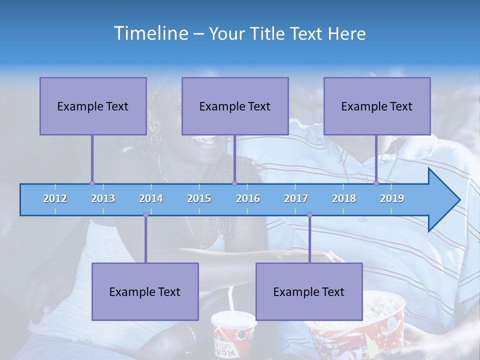 Soda Fast Food Arm Around PowerPoint Template
