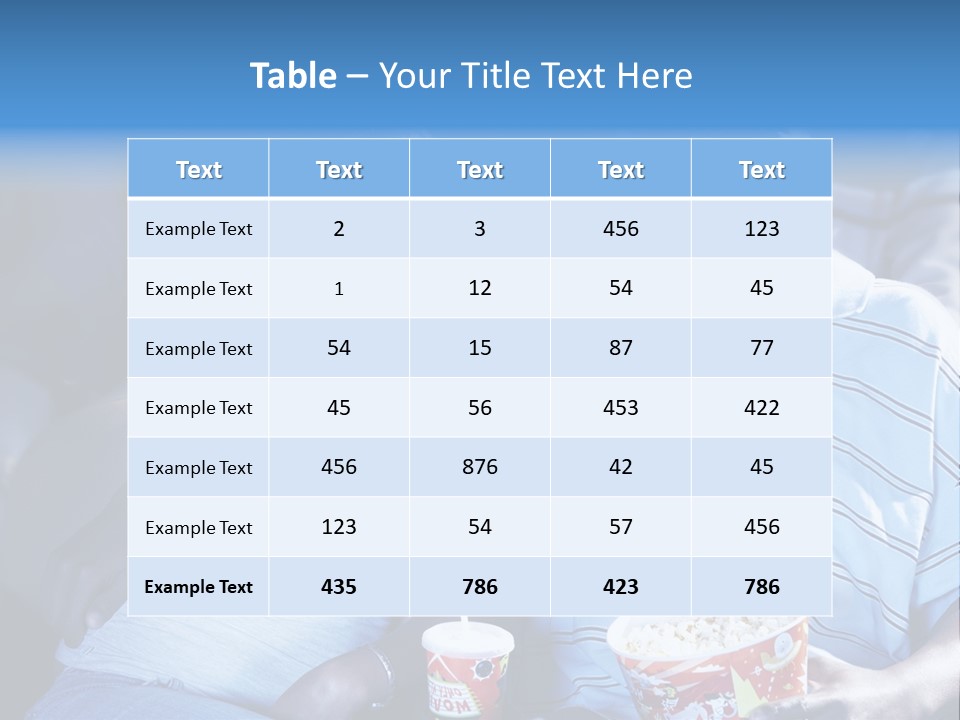 Soda Fast Food Arm Around PowerPoint Template