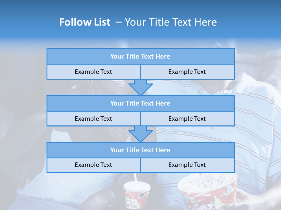 Soda Fast Food Arm Around PowerPoint Template