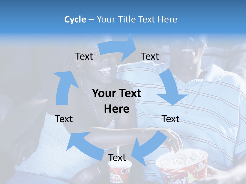 Soda Fast Food Arm Around PowerPoint Template