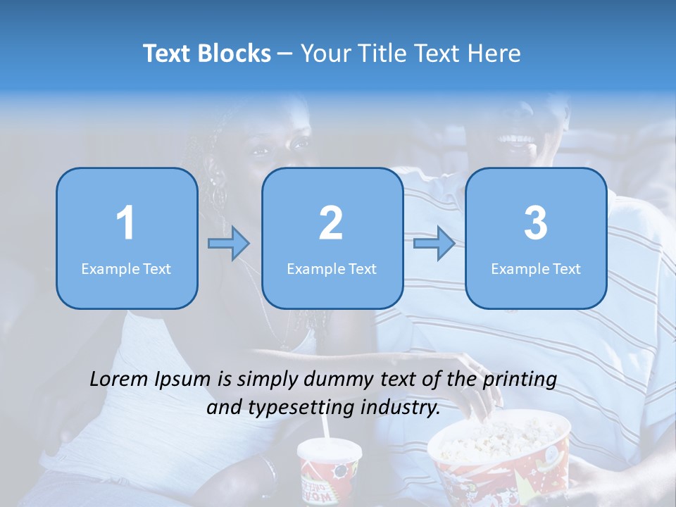 Soda Fast Food Arm Around PowerPoint Template