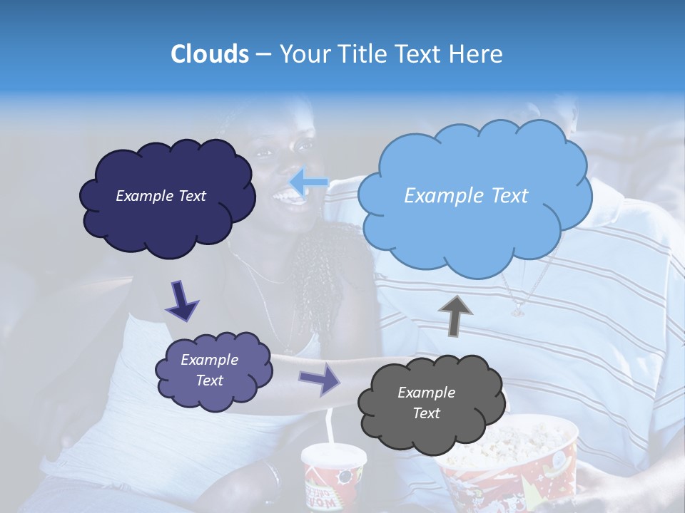Soda Fast Food Arm Around PowerPoint Template