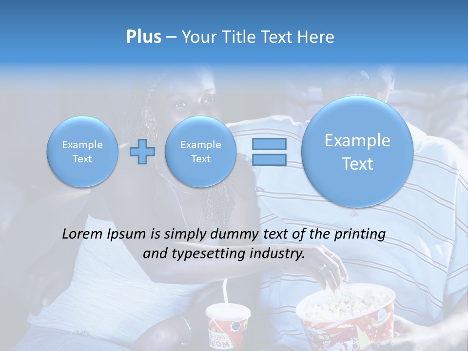 Soda Fast Food Arm Around PowerPoint Template