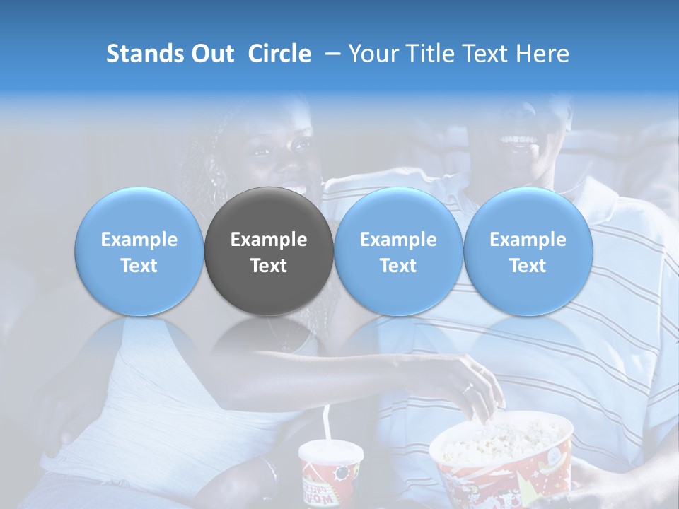 Soda Fast Food Arm Around PowerPoint Template