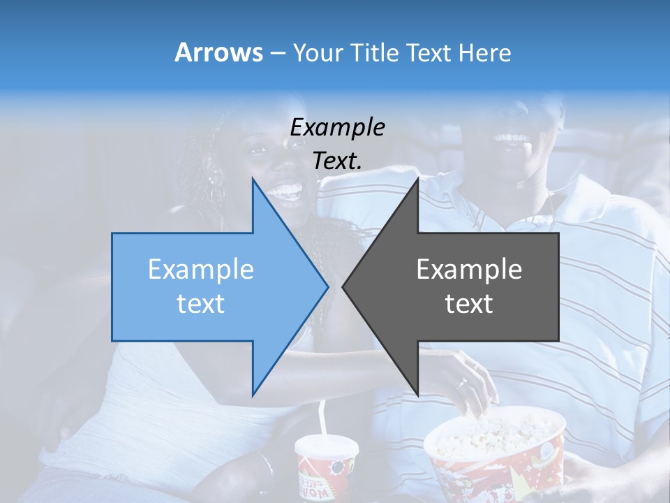 Soda Fast Food Arm Around PowerPoint Template