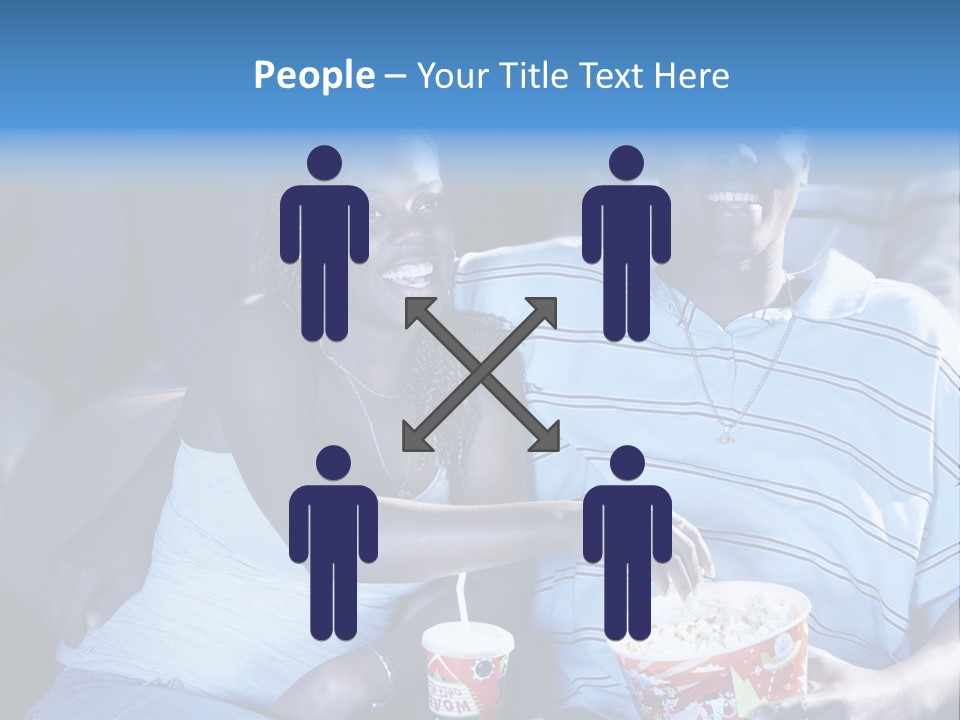 Soda Fast Food Arm Around PowerPoint Template